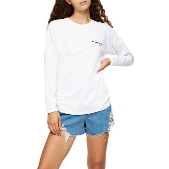 TOPSHOP Sun Solar Long Sleeve Skater T-Shirt - NWT - Size M / 8-10 - Picture 5 of 5